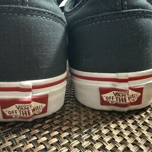 Vans Black and Red Men's Sneakers